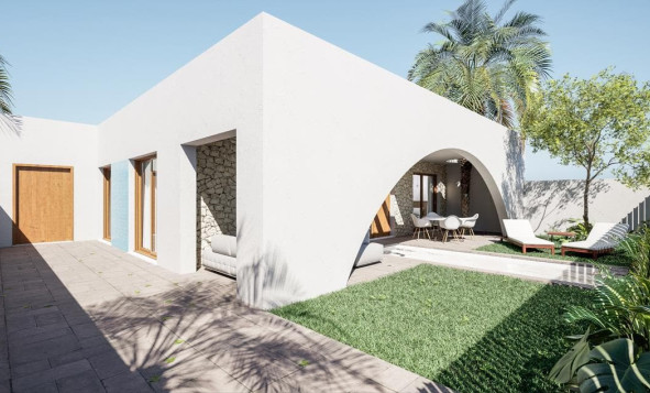 Nieuwbouw woningen - 3. Halfvrijstaand huis - Santiago de Ribera - Costa Calida