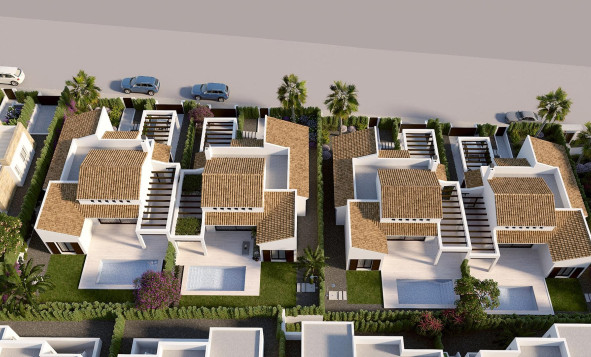 Nieuwbouw woningen - 3. Halfvrijstaand huis - La Finca Golf - Costa Blanca Zuid