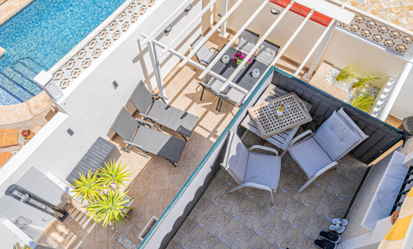 Herverkoop - 3. Halfvrijstaand huis - Villamartin - Costa Blanca Zuid