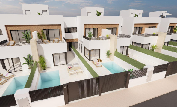 New build - 3. Semi-detached house - Santiago de Ribera - Costa Calida