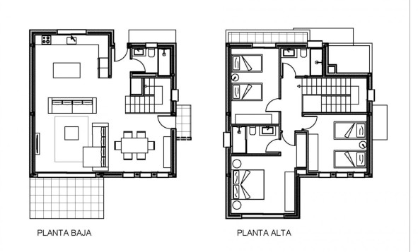 Nieuwbouw woningen - 3. Halfvrijstaand huis - Denia - Costa Blanca Noord