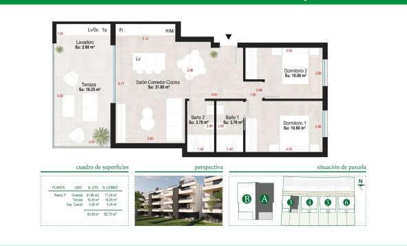 Nieuwbouw woningen - 1. Appartement / flat - Alhama De Murcia - Costa Calida