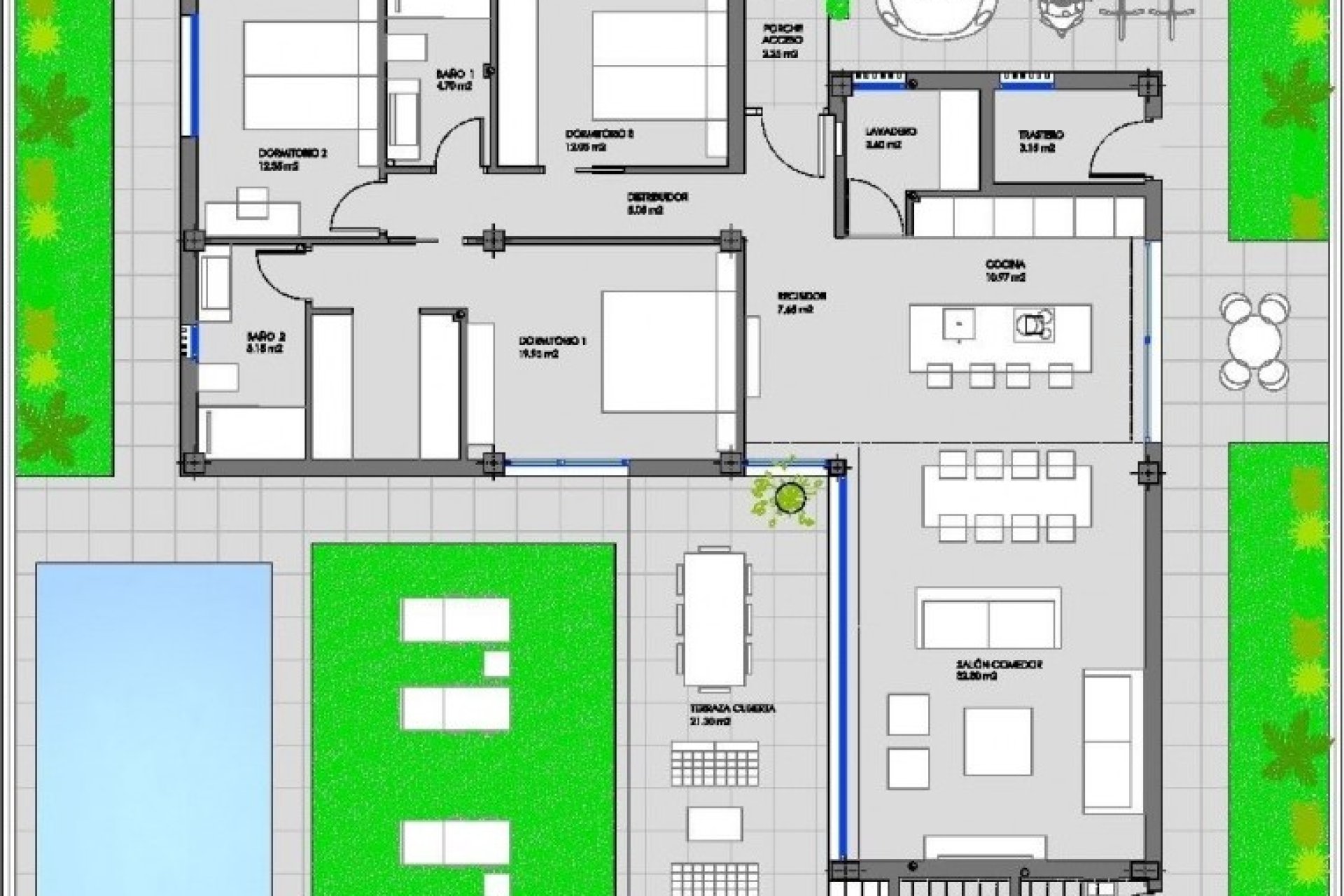 Nieuwbouw woningen - Vrijstaande villa - Mar de Cristal - Costa Calida