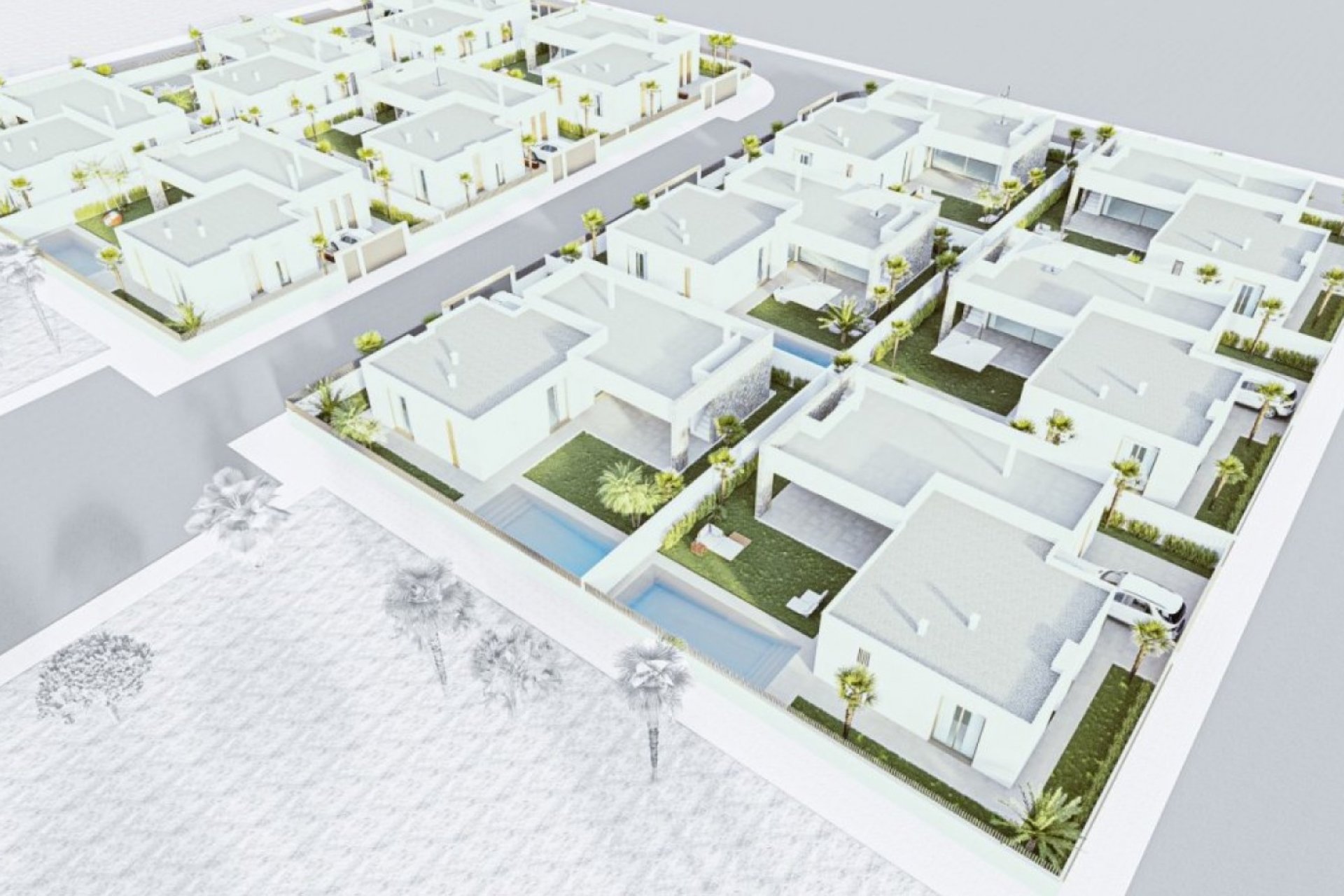 Nieuwbouw woningen - Vrijstaande villa - Mar de Cristal - Costa Calida
