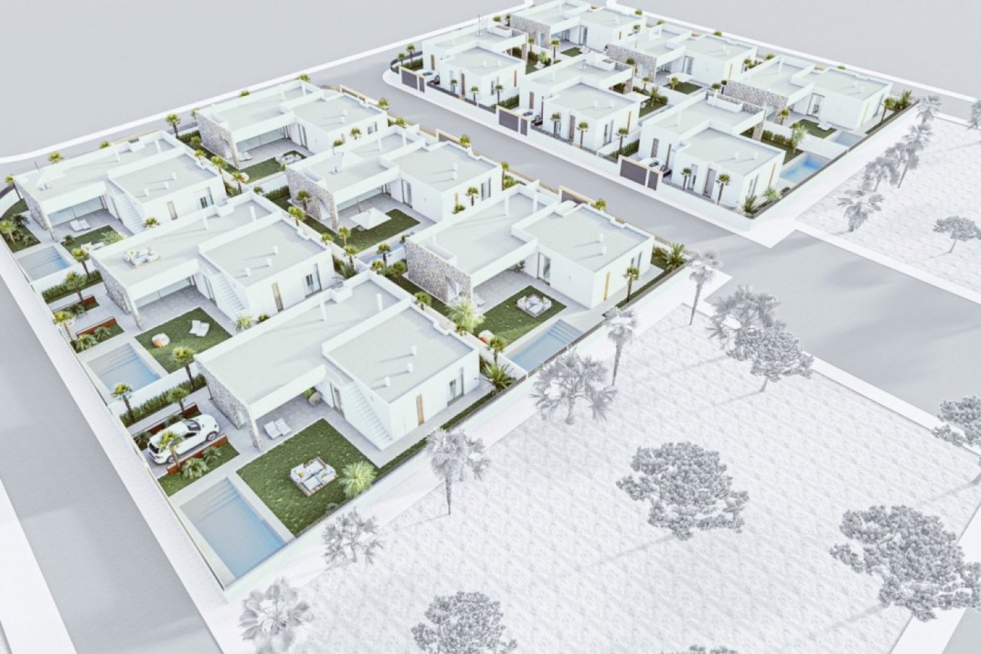 Nieuwbouw woningen - Vrijstaande villa - Mar de Cristal - Costa Calida