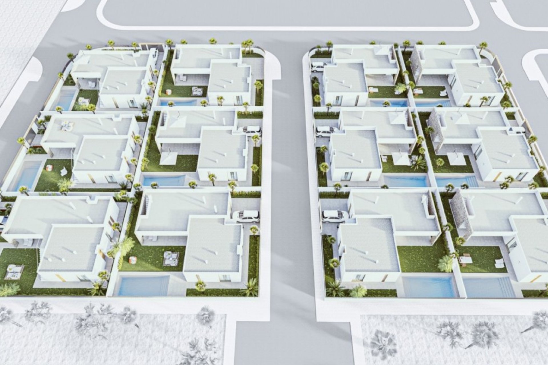 Nieuwbouw woningen - Vrijstaande villa - Mar de Cristal - Costa Calida