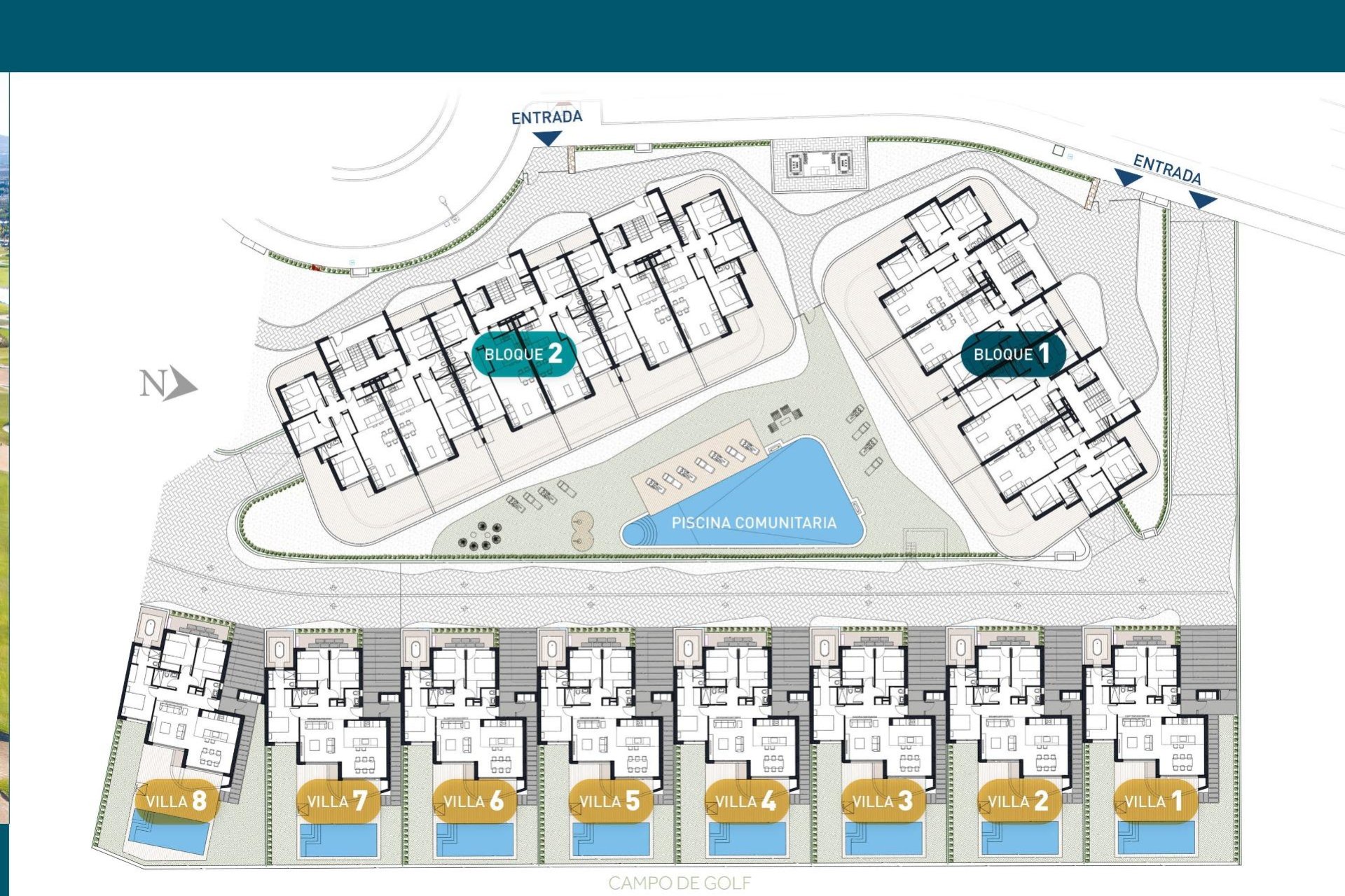 Nieuwbouw woningen - Appartement - Serena Golf - Costa Calida