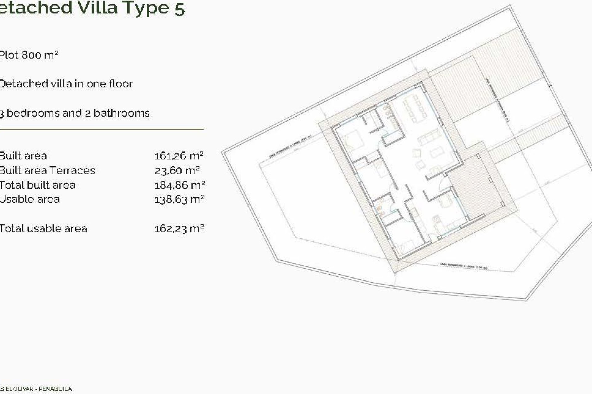 Obra nueva - Villa - Penáguila