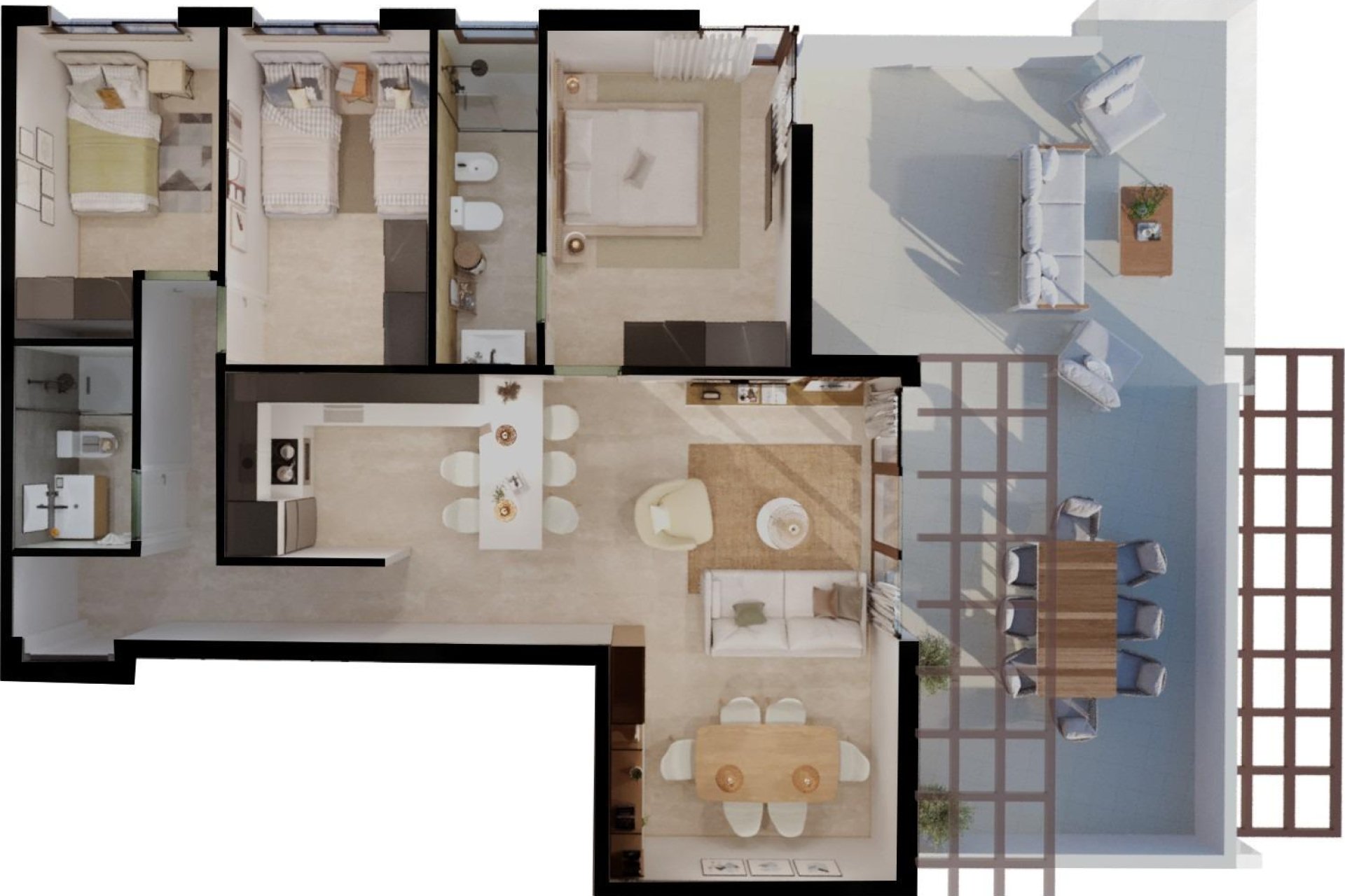 Nieuwbouw woningen - Appartement - Vera - Kust van Almeria