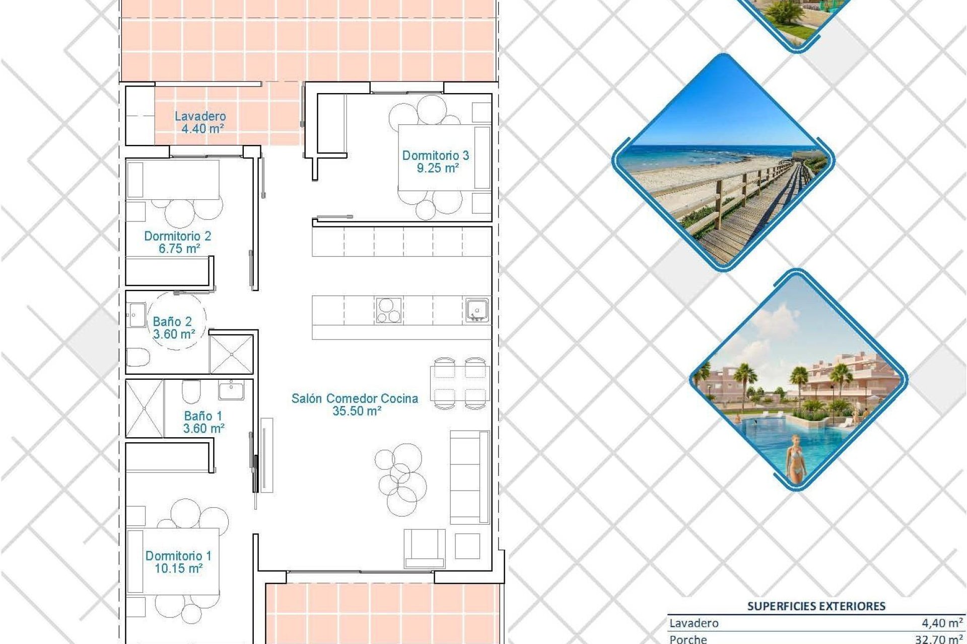 Obra nueva - Apartamento - Pilar de la Horadada - Costa Blanca Sur