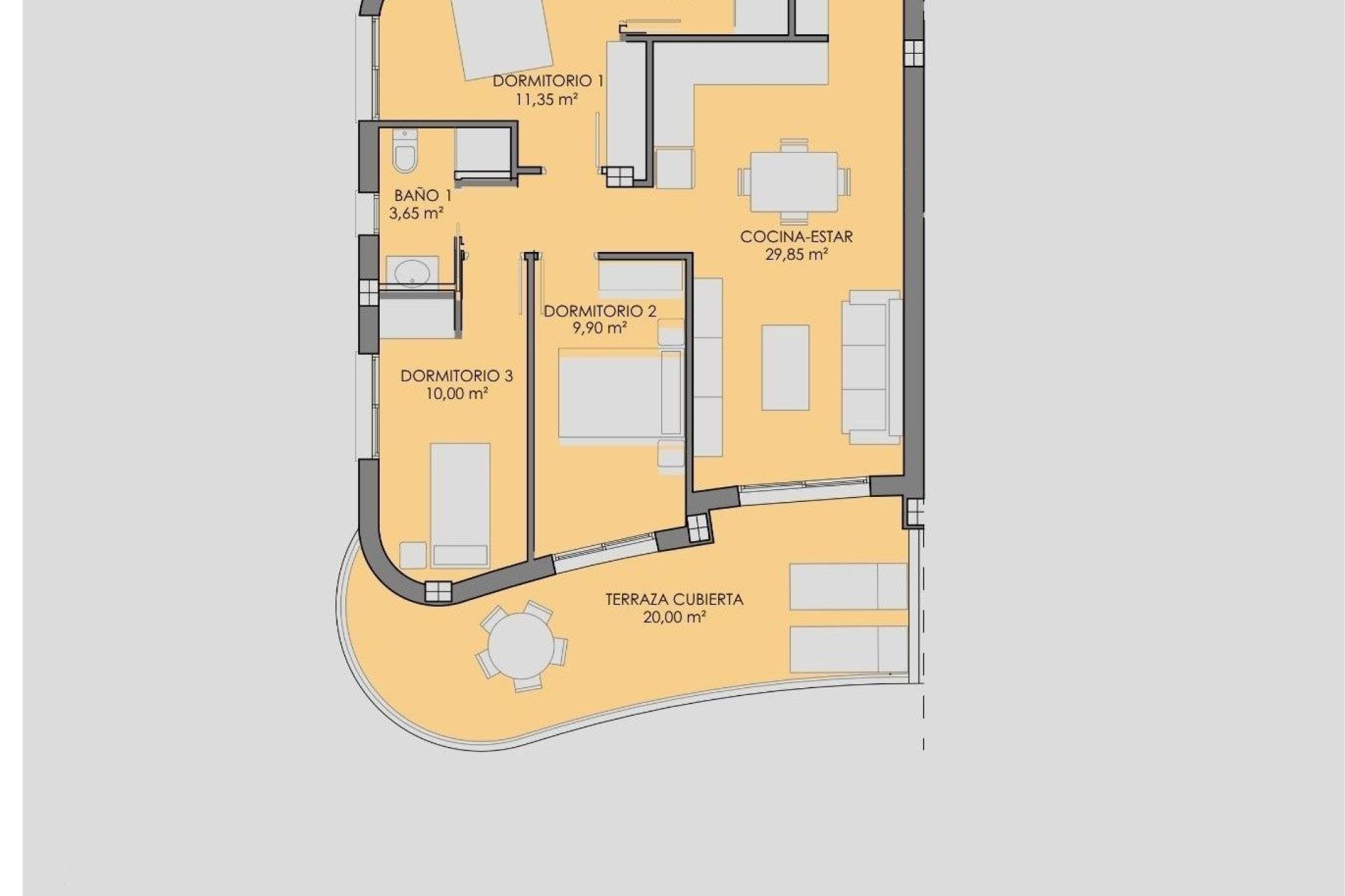 Nieuwbouw woningen - Appartement - Serena Golf - Costa Calida