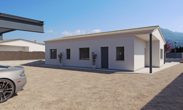 Nieuwbouw woningen - 3. Halfvrijstaand huis - Penàguila - Costa Blanca Noord