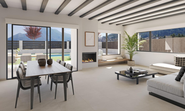 Nieuwbouw woningen - 3. Halfvrijstaand huis - Penàguila - Costa Blanca Noord