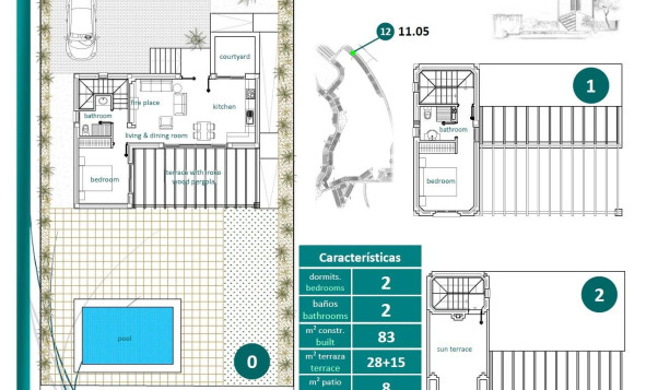 Nieuwbouw woningen - 3. Halfvrijstaand huis - Sucina - Costa Calida