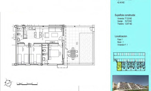 Nieuwbouw woningen - 1. Appartement / flat - Vera - Almeria