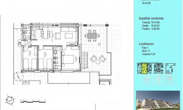 Nieuwbouw woningen - 1. Appartement / flat - Vera - Almeria