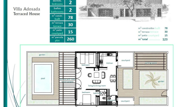Nieuwbouw woningen - 2. Town house / tussenwoning - Sucina - Costa Calida