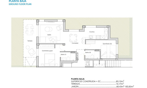 Nieuwbouw woningen - 1. Appartement / flat - Torre Pacheco - Costa Calida