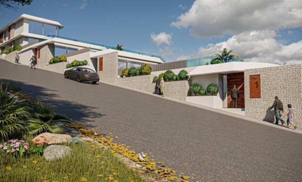 Nieuwbouw woningen - 3. Halfvrijstaand huis - Calpe - Costa Blanca Noord