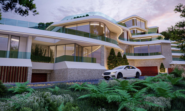 Nieuwbouw woningen - 3. Halfvrijstaand huis - Calpe - Costa Blanca Noord