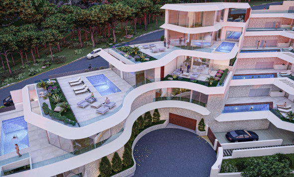 Nieuwbouw woningen - 3. Halfvrijstaand huis - Calpe - Costa Blanca Noord