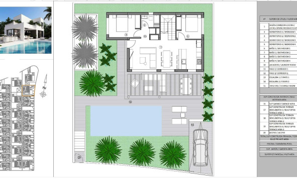 Nieuwbouw woningen - 3. Halfvrijstaand huis - Finestrat - Costa Blanca Noord