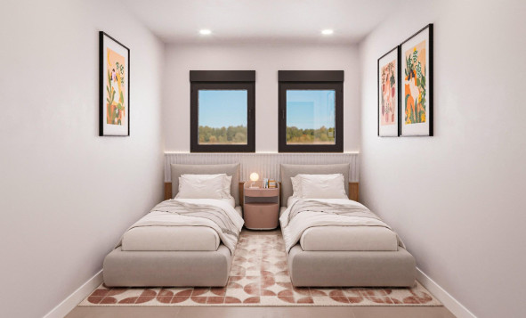 Nieuwbouw woningen - 3. Halfvrijstaand huis - Fuente Alamo de Murcia - Costa Calida