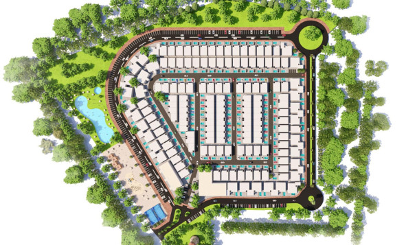 Nieuwbouw woningen - 3. Halfvrijstaand huis - Fuente Alamo de Murcia - Costa Calida