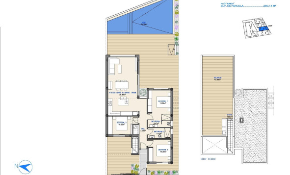Nieuwbouw woningen - 3. Halfvrijstaand huis - Los Alcazares - Costa Calida
