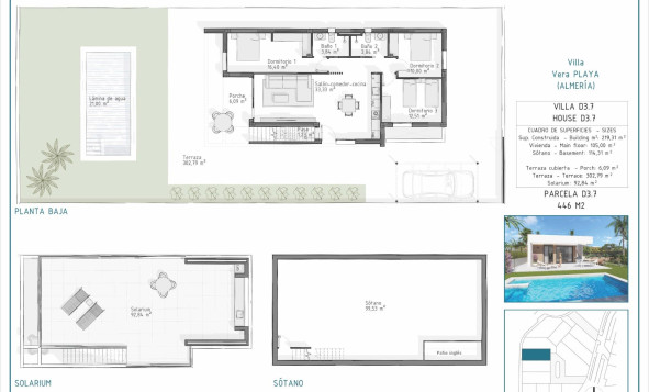 Nieuwbouw woningen - 3. Halfvrijstaand huis - Vera - Almeria