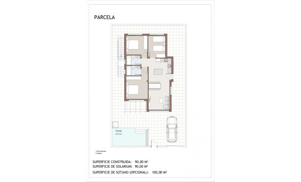 Nieuwbouw woningen - 3. Halfvrijstaand huis - Vera - Almeria