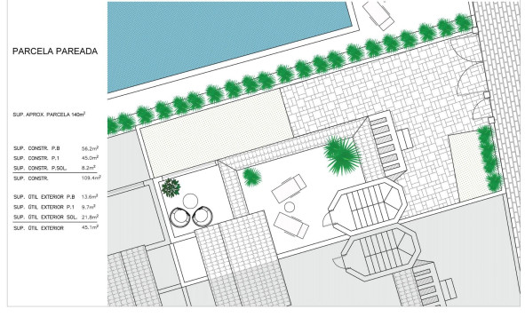Nieuwbouw woningen - 3. Halfvrijstaand huis - San Fulgencio - Costa Blanca Zuid