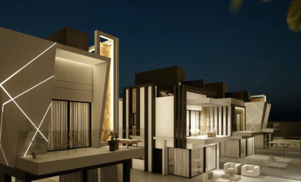 Nieuwbouw woningen - 3. Halfvrijstaand huis - Puerto de Mazarron - Costa Calida