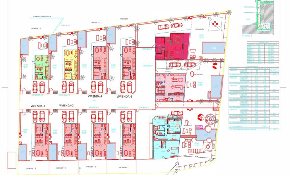 Nieuwbouw woningen - 3. Halfvrijstaand huis - Puerto de Mazarron - Costa Calida