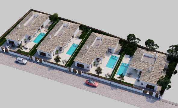 Nieuwbouw woningen - 3. Halfvrijstaand huis - San Pedro del Pinatar - Costa Calida