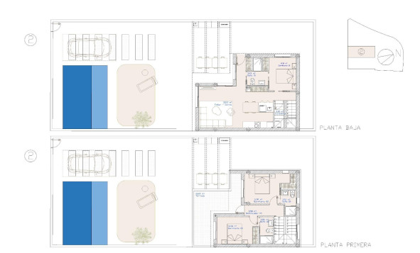 Nieuwbouw woningen - 3. Halfvrijstaand huis - San Pedro del Pinatar - Costa Calida