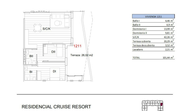 Herverkoop - 1. Appartement / flat - San Miguel de Salinas - Costa Blanca Zuid