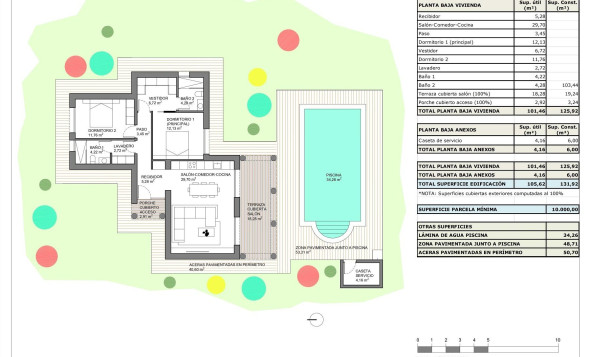 Nieuwbouw woningen - 3. Halfvrijstaand huis - Pinoso - Costa Blanca Noord