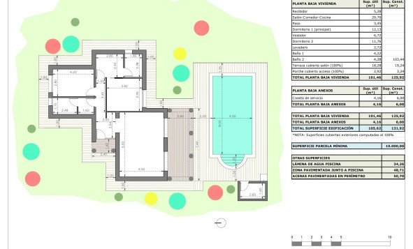 Nieuwbouw woningen - 3. Halfvrijstaand huis - Pinoso - Costa Blanca Noord