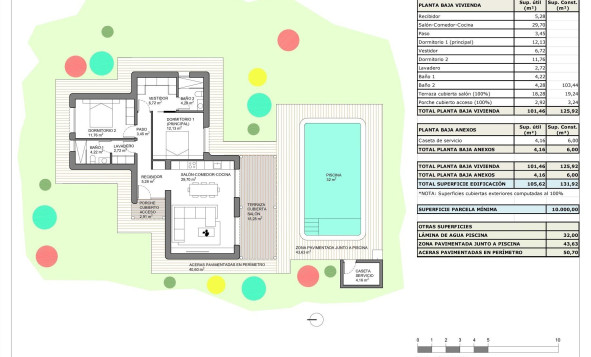 Obra nueva - 3. Casa pareada - Pinoso - Costa Blanca Norte 