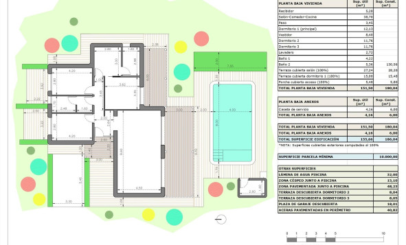 Nieuwbouw woningen - 3. Halfvrijstaand huis - Pinoso - Costa Blanca Noord