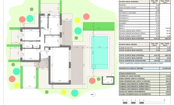 Obra nueva - 3. Casa pareada - Pinoso - Costa Blanca Norte 