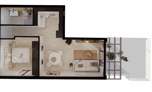 Nieuwbouw woningen - 1. Appartement / flat - Vera - Almeria