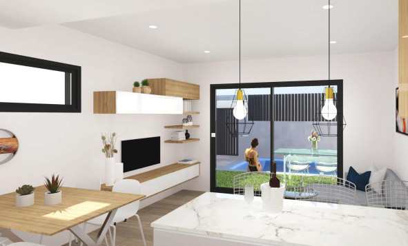 Nieuwbouw woningen - 3. Halfvrijstaand huis - San Javier - Costa Calida