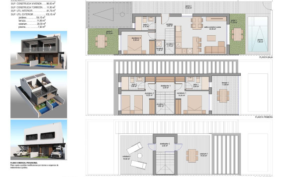 Nieuwbouw woningen - 3. Halfvrijstaand huis - San Javier - Costa Calida