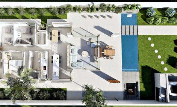 Nieuwbouw woningen - 3. Halfvrijstaand huis - San Fulgencio - Costa Blanca Zuid