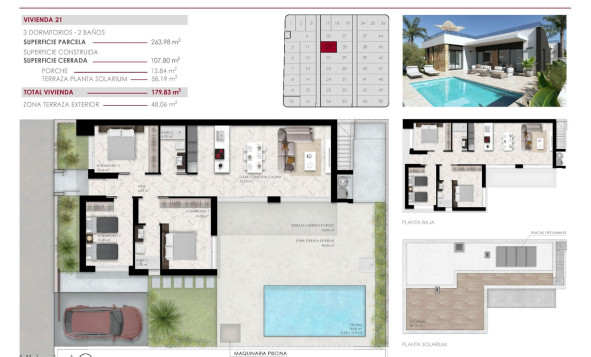 Nieuwbouw woningen - 3. Halfvrijstaand huis - Ciudad Quesada - Costa Blanca Zuid