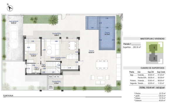 Nieuwbouw woningen - 3. Halfvrijstaand huis - Torre Pacheco - Costa Calida