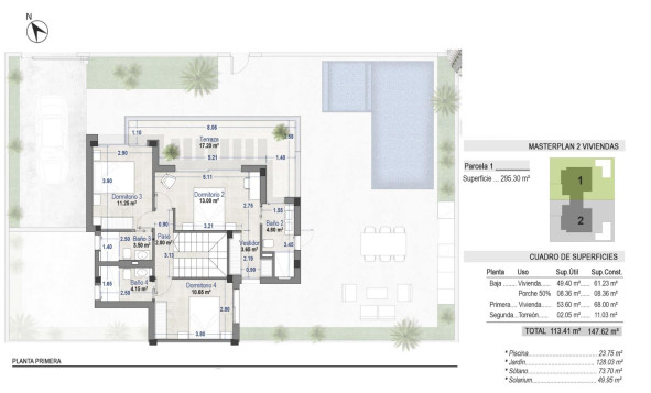 Nieuwbouw woningen - 3. Halfvrijstaand huis - Torre Pacheco - Costa Calida