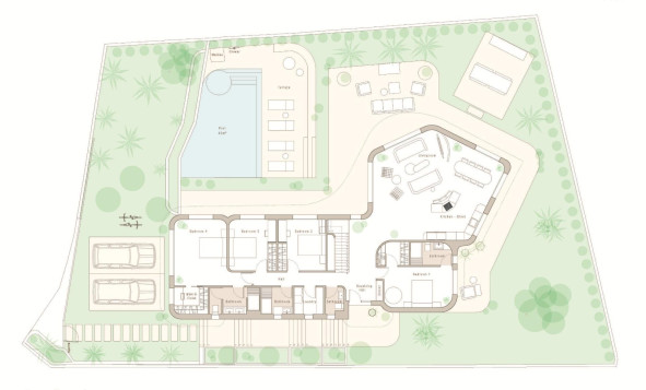 Nieuwbouw woningen - 3. Halfvrijstaand huis - San Fulgencio - Costa Blanca Zuid